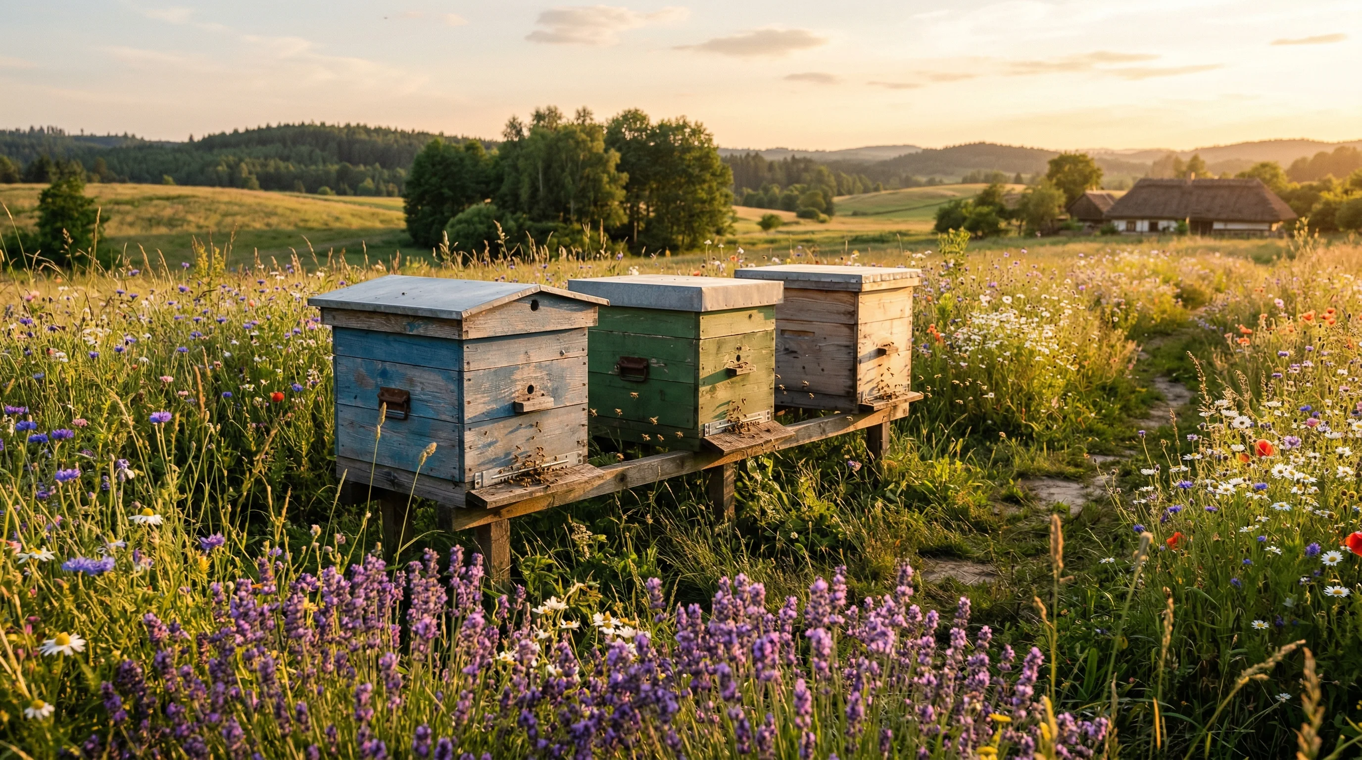 Odkład pszczeli premium — silna rodzina w pasiece